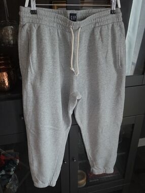 GAP Light Gray Drawstring Jogger Sweatpants